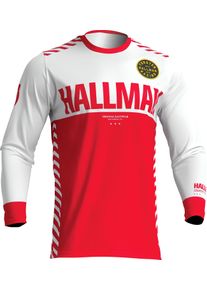 Thor Hallman Differ Slice S23, Jersey , cor: Branco/Vermelho , tamanho: S