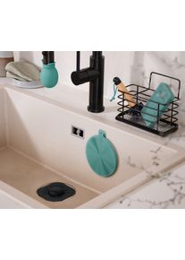 Tchibo - Metalowy stojak na przybory do zmywania - kolor: czarny