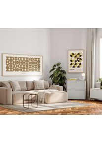 Tchibo - Metalowa szafka &bdquo;Cn3&rdquo; z 2 klapami - kolor: szary