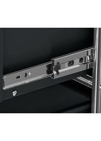 Tchibo - Metalowy stolik z szufladą &bdquo;Cn3&rdquo; - kolor: czarny