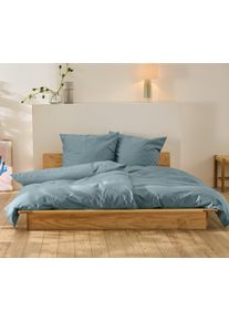 Tchibo - Pościel z perkalu - kolor: niebieski