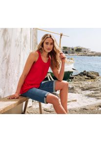 Tchibo - Szorty dżinsowe - kr&oacute;j &bdquo;Lea&rdquo; - dla pań - rozmiar 38 - kolor: niebieski