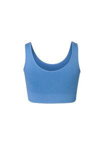 Tchibo - Bezszwowy biustonosz sportowy - dla pań - rozmiar S 36/38 - kolor: niebieski/niebieski