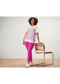 Tchibo - Spodnie stretchowe - dla pań - rozmiar 52 - kolor: różowy