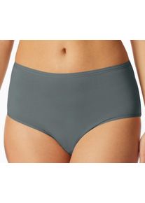 Figi Schiesser - dla pań - rozmiar 42 - kolor: czarny/zielony