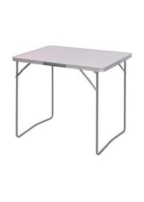Edm Mesa dobrável de alumínio, 80x60x69 cm. Branca