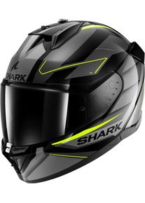 SHARK D-Skwal 3 Sizler, casque int&eacute;gral , couleur: Mat Noir/Gris Fonc&eacute;/Bleu , taille: S