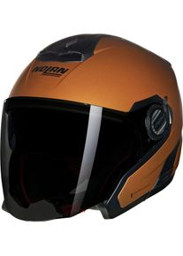 Nolan N40-5 Classico Nobile 319, kask z otwartą twarzą , kolor: Matowy-Ciemnopomarańczowy , rozmiar: XL