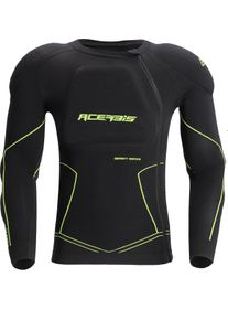 Acerbis Density, chaqueta protectora , color: Negro/Amarillo , tamaño: S/M
