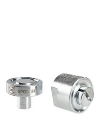 1 Herramientas para prensa remachadora TEP-1 y TEP-3, acero inoxidable, plata