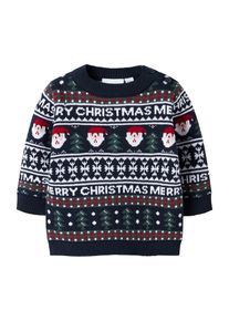 name it Pulóver 'NBNRASTOKKA' unisex kék , Méret 56