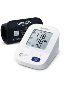 Omron, Oberarm-Blutdruckmessger&auml;t &raquo;X3 Comfort&laquo; mit Bluthochdruckindikator, wei&szlig;, Innovatives, intuitives, benutzerfreundliches Design