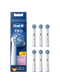 Oral-B, Aufsteckb&uuml;rsten &raquo;Pro Sensitive Clean&laquo; X-f&ouml;rmige Borsten, wei&szlig;, Designed & Made in Germany - Garantierte Passform mit allen wiederaufladbaren 