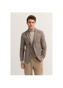 Bugatti , Sakko »Modern Fit« Jersey mit Stretch mit Klein-Dessin , 40-beige , 52 , 52 , Jersey-Stretch mit edler Klein-Dessinierung
