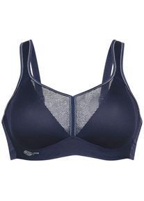 Anita active, Sport-BH &raquo;Air Control Deltapad&laquo; doppellagige Cups, gepolsterte Tr&auml;ger, mit Print, feminin, weich, blue iris, Sport-BH