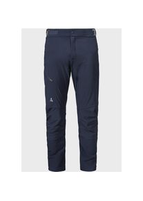 Schöffel Schöffel , Outdoorhose »Hybrid Pants Tree Run M« , 8820 - blau , 48 , Hybridkonstruktion mit winddichtem, wasserabweisendem AIRMEM Material