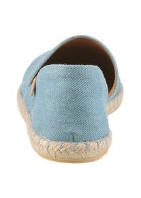 VERBENAS, Damen, Espadrille &raquo;CARMEN DENIM&laquo; , Slipper, Sommerschuh, Strandschuh im Jeanslook, jeansblau, 35, jeansblau, Espadrille mit Gummizug innen 