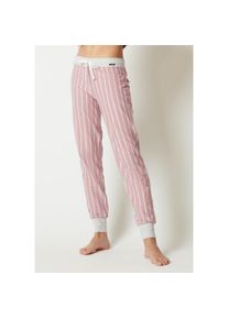 Skiny , Schlafhose »Night In Mix & Match« bequem, weich, stylisch, Baumwollmix, mit Bund , woodrose stripes , N-Gr , 44 -N-Gr , 44 , Lange...