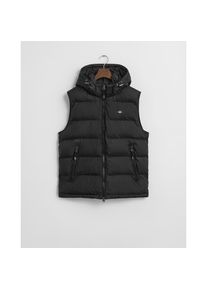 Gant, Herren, Steppweste &raquo;ACTIVE CLOUD&laquo; mit abnehmbarer Kapuze regular fit, 2-Wege-Rei&szlig;verschluss, BLACK, L, BLACK, Herrenweste von Gant