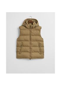 Gant, Herren, Steppweste &raquo;ACTIVE CLOUD&laquo; mit abnehmbarer Kapuze regular fit, 2-Wege-Rei&szlig;verschluss, LIGHT TAUPE, M, LIGHT TAUPE, Herrenweste von Gant