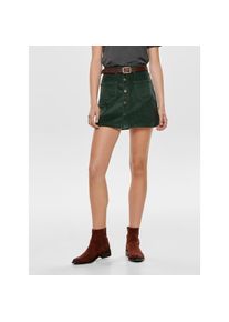 Only, Damen, Minirock &raquo;ONLAMAZING HW CORD SKIRT&laquo;, Green Gables, XS (34), Green Gables, Cooler Cordrock von Only