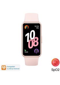 Bratara fitness HUAWEI Band 10, Android /iOS, carcasa polymer, bratara Fluoroelastomer, ecran AMOLED 1.47inch, Rezistenta la apa 5 ATM (Roz)