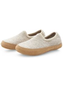 Gottstein Unisex-Schlupfhausschuh Beige 42