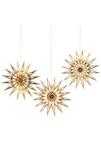 DWM Deutsche Weihnachtssterne Manufaktur Stern Scherenschnitt 9 cm Goldfarben