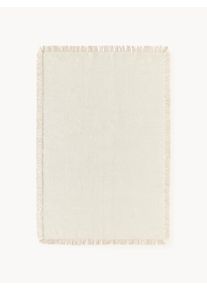 Ručne tkaný koberec do interiéru/exteriéru Marcus Béžová, Biela Umelé vlákno Š 200 x D 300 cm (veľkosť L) | Westwing Collection