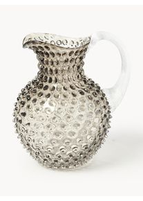 ANNA VON LIPA Mundblæst Hobnail krus, 2 L Grå Glas 2 l