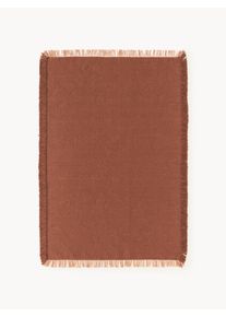 Ručne tkaný koberec do interiéru/exteriéru Marcus Hnedá, Terakota Umelé vlákno Š 200 x D 300 cm (veľkosť L) | Westwing Collection