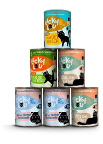 Lucky Lou Lifestage Adult Wild Mix Nassfutter, 6x400g