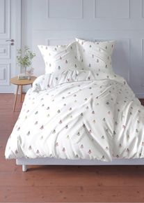 Parure de lit avec sapins - blanc - taille 135x200 cm - 100% coton - bonprix
