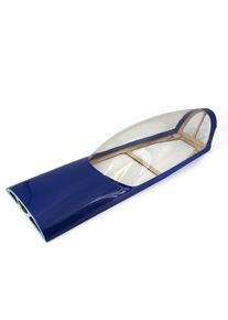 B-Ware Kabinenhaube Extra 45" blau Holzmodell