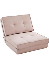 Mid.you Schlafsessel , Rosa , Textil , 70x61x80 cm , Liegefunktion , Wohnzimmer, Sofas & Couches, Schlafsofas, Schlafsessel