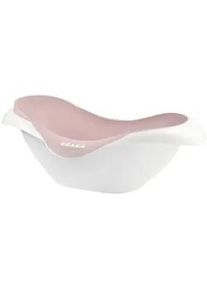 Beaba Babybadewanne , Weiß, Altrosa , Kunststoff , 82x55x29 cm , nachwachsender Rohstoff , Pflegen, Baden, Babybadewannen