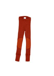 ManyMonths Leggings mit Aufnähern aus Wolle - Rich Amber Innovator (110 - 122/128)