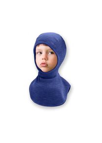 ManyMonths Elephant Hood Schlupfmütze aus Wolle - Twilight Blue Innovator (110 - 122/128)