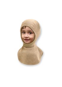 ManyMonths Elephant Hood Schlupfmütze aus Wolle - Driftwood Taupe Innovator (110 - 122/128)