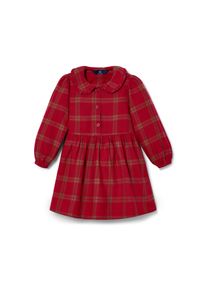 Tchibo - Kleinkind-Webkleid - Mädchen - Gr. 122/128 - rot