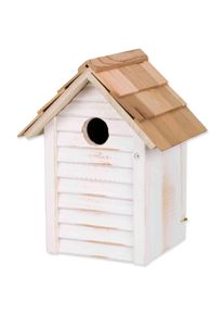 Búdka Trixie hniezdo drevené biele 18x24x15cm/ø 3cm