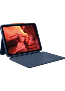 Logitech Rugged Combo 4 Touch (Franz&ouml;sisch), Tablet Tastatur, Blau