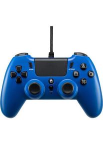 Qubick ACP40177 Gaming-Peripheriegerät Schwarz, Blau USB Analog/Digital Gamepad PC, PlayStation 4, Play (PS4, PC), Gaming Controller, Schwarz, Blau