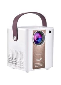 Cool Compact Projector Rainbow 3000 Lumens Integrated Speaker HDMISDUSB WLAN Mirror White, Beamer, Weiss