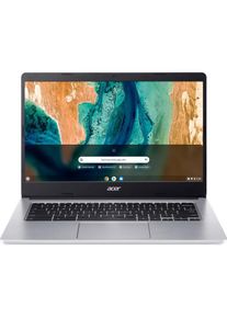 Acer Chromebook CB314-2H-K46K MediaTek MT8183 4Gb Hd (14", 4 GB, IT), Notebook, Silber