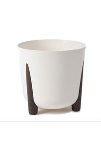Lamela, Blumentopf, Flowerpot Frida 237-74, plastic, &Oslash; 30 cm, cream