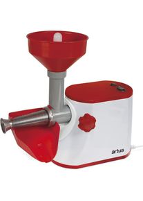 Artus S15 Tomatenquetsche, Entsafter, Weiss, Rot