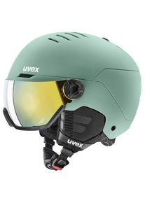 Uvex Wanted Visor Ski helmet (54-58 cm, turquoise)