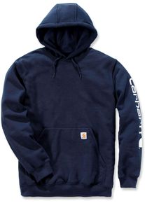 Carhartt Logo, hoodie , kleur: donkerblauw , maat: XL