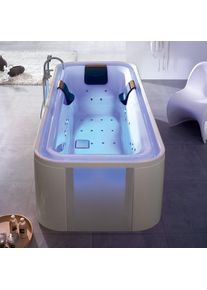 Hoesch ERGO Baignoire balnéo en îlot, softcube, 6441S.010305550,